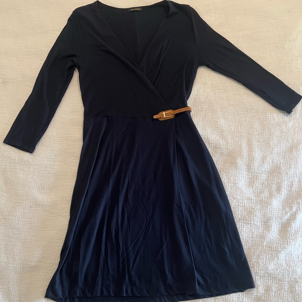 Massimo Dutti Blue Dress